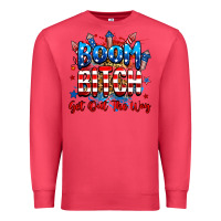 Cardinal boom bitch get out the way Premium Sweatshirt - RanaPortraitStore