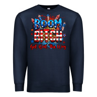 Navy boom bitch get out the way Premium Sweatshirt - RanaPortraitStore