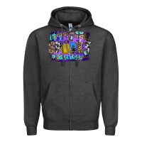 Charcoal Heather it's spooky season Zipper Hoodie - JahusDesignShop