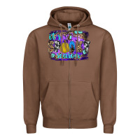 Chestnut it's spooky season Zipper Hoodie - JahusDesignShop