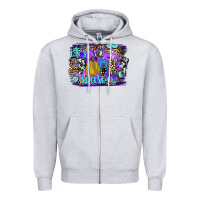 Heather Grey it's spooky season Zipper Hoodie - JahusDesignShop