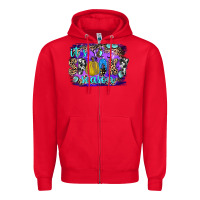 Red it's spooky season Zipper Hoodie - JahusDesignShop