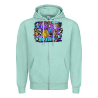 Seafoam it's spooky season Zipper Hoodie - JahusDesignShop