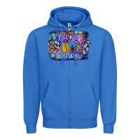 True Royal it's spooky season Zipper Hoodie - JahusDesignShop