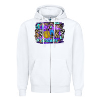White it's spooky season Zipper Hoodie - JahusDesignShop
