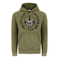 Vintage Olive Suny Cortland Vintage Hoodie - linhVisuals