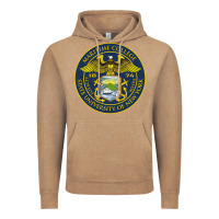 Vintage Coffee Suny Maritime Full Color Vintage Hoodie - linhVisuals