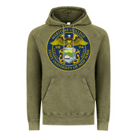 Vintage Olive Suny Maritime Full Color Vintage Hoodie - linhVisuals