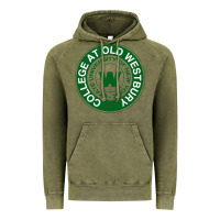 Vintage Olive Suny Old Westbury Vintage Hoodie - linhVisuals