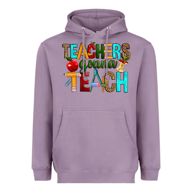 Teachers Gonna Teach Heavyweight Hoodie by RanaPortraitStore | Teevron