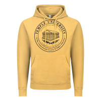 Vintage Mustard Temple University Vintage Hoodie - linhVisuals