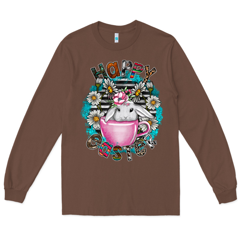 Happy Easter Long Sleeve Tee by CowhideDigitalArt | Teevron