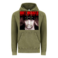 Vintage Olive #bret michaels get your rock on tour 2022 Vintage Hoodie - linhVisuals