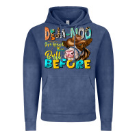 Vintage Denim Deja Moo I've Heard Tih Bull Before Vintage Hoodie - CowhideDigitalArt