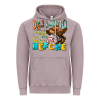 Vintage Zinc Deja Moo I've Heard Tih Bull Before Vintage Hoodie - CowhideDigitalArt