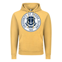 Vintage Mustard University Of Rhode Island Vintage Hoodie - linhVisuals