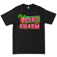 Black St. Patrick's lucky charm Premium Tee - OliviaCreatesArt