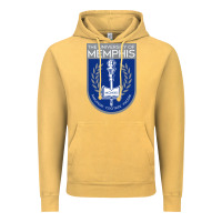 Vintage Mustard University Of Memphis Vintage Hoodie - linhVisuals