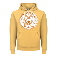 Vintage Mustard University Of Texas At Austin Vintage Hoodie - linhVisuals