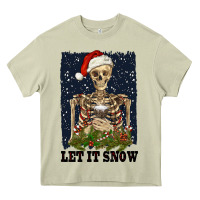 Mossy let it snow Heavy Core Tee - RanaPortraitStore