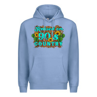 Colony Blue raised 90's country cactus sunflower's Premium Hoodie - Artiststas