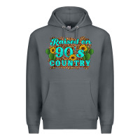 Rock raised 90's country cactus sunflower's Premium Hoodie - Artiststas