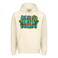 Sandshell raised 90's country cactus sunflower's Premium Hoodie - Artiststas