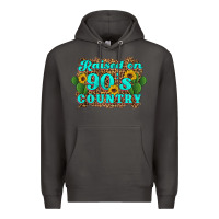 Smoke raised 90's country cactus sunflower's Premium Hoodie - Artiststas