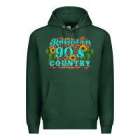 Sports Green raised 90's country cactus sunflower's Premium Hoodie - Artiststas