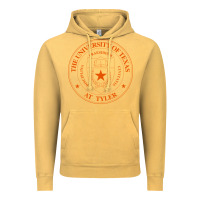 Vintage Mustard University Of Texas At Tyler Vintage Hoodie - linhVisuals