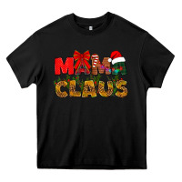 Black Mama claus mother's day Heavy Core Tee - HowdyJamesFarm
