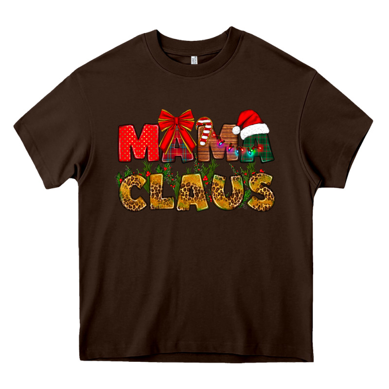 Mama Claus Mother's Day Heavy Core Tee by HowdyJamesFarm | Teevron