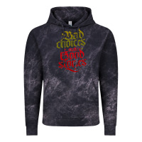 Cloud Black bad choices make good stories Vintage Hoodie - linhVisuals