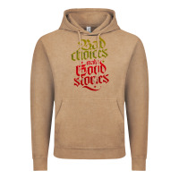 Vintage Coffee bad choices make good stories Vintage Hoodie - linhVisuals
