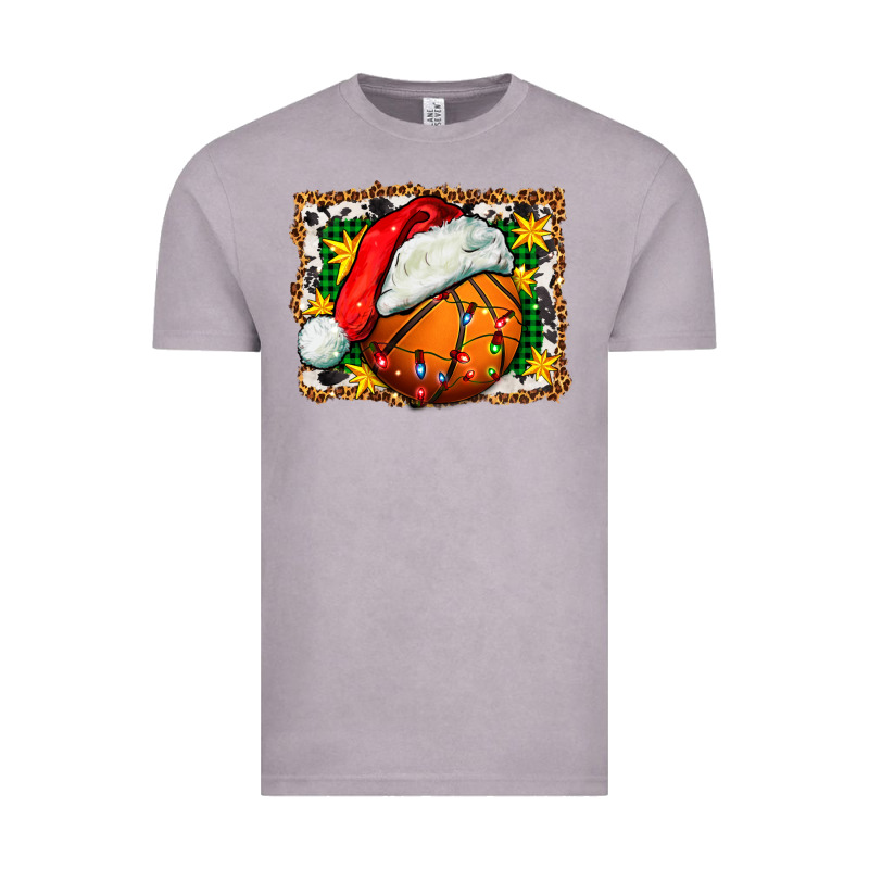 Basketball Christmas Vintage Tee by FaDigitalArtStudio | Teevron