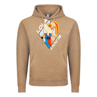 Vintage Coffee lola bunny gril Vintage Hoodie - linhVisuals