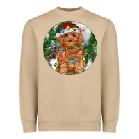 Mushroom Toy Poodle And Farm Heavyweight Sweatshirt - RanaPortraitStore