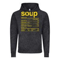 Vintage Black soup nutrition facts funny thanksgiving christmas food Vintage Hoodie - linhVisuals