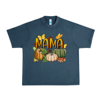 Midnight Navy mama pumpkin Urban Heavy Tee - BundleAndBundleShop