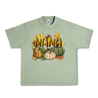 Oil Green mama pumpkin Urban Heavy Tee - BundleAndBundleShop