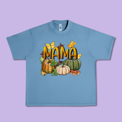 Mama Pumpkin Urban Heavy Tee Designed By Bundleandbundleshop