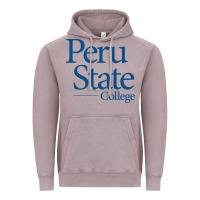 Vintage Zinc Peru State College Wordmark Vintage Hoodie - linhVisuals
