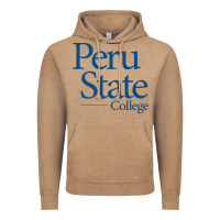 Vintage Coffee Peru State College Wordmark Vintage Hoodie - linhVisuals