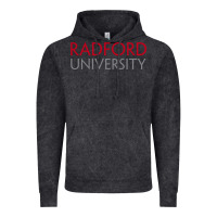 Vintage Black Radford University Wordmark Vintage Hoodie - linhVisuals
