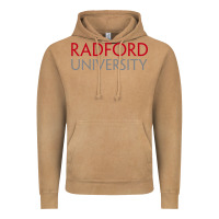 Vintage Camel Radford University Wordmark Vintage Hoodie - linhVisuals