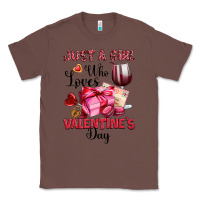 Chestnut just a girl who loves valentine's day Classic Tee - OliviaCreatesArt