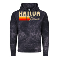 Cloud Black kailua hawaii Vintage Hoodie - linhVisuals