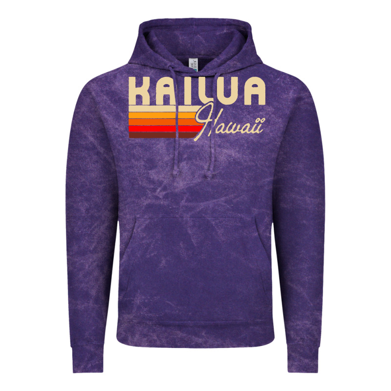 Kailua Hawaii Vintage Hoodie by linhVisuals | Teevron