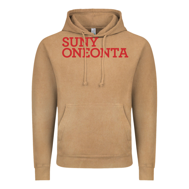 Suny Oneonta Wordmark Vintage Hoodie by linhVisuals | Teevron