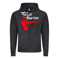 Vintage Black this is america meme Vintage Hoodie - linhVisuals